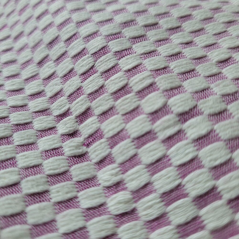 NWT Cotton-Linen Banana Republic Pink White Checkerboard Dress, sz 8 - Picture 5 of 13